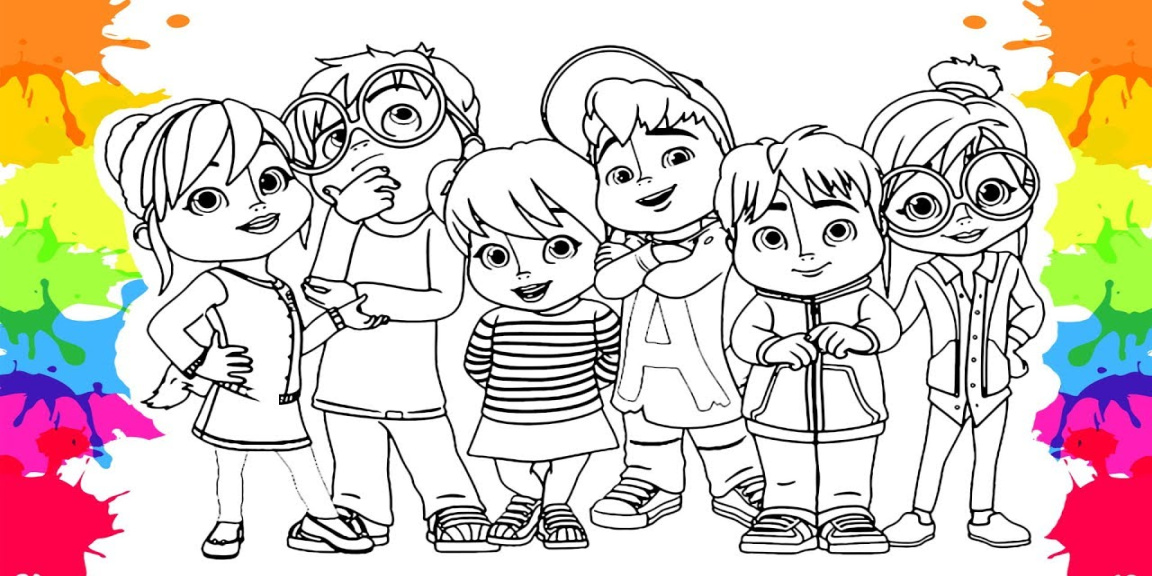 Alvin and the Chipmunks, Alvin coloring pages for kids Alvin and the Chipmunks, Alvin coloring pages for kids