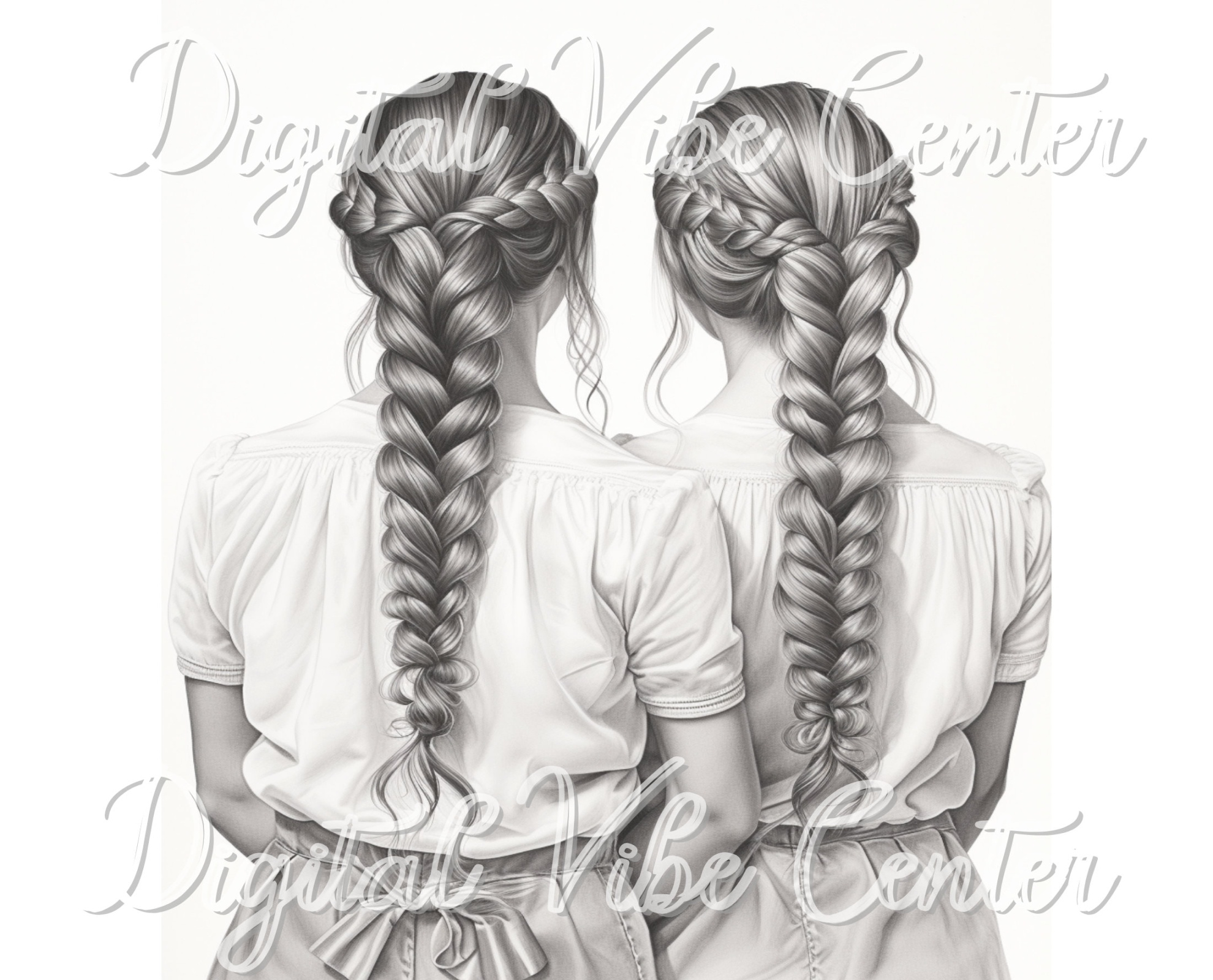 Best Friend Coloring Page Girls Coloring Book Braided Hair Best Friend Coloring Page Girls Coloring Book Braided Hair