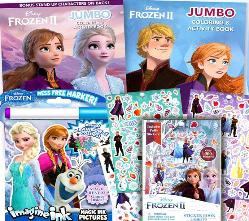 Disney Frozen Coloring Book & Stickers Activity Deluxe Set Disney Frozen Coloring Book & Stickers Activity Deluxe Set