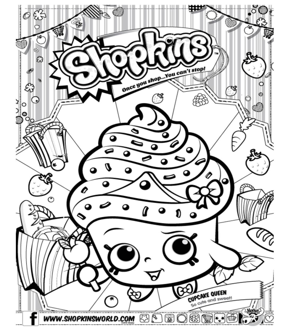 Shopkins Coloring Page Shopkins Coloring Page