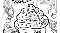 Shopkins Coloring Page